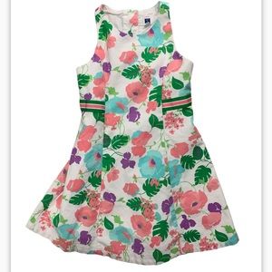 Janie and Jack girls floral print dress size 5.